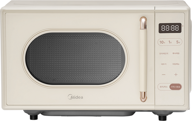 신출시 마이디어 플랫 레트로 전자레인지 디지털식 20L, MMO20C2F2-AMPBWH