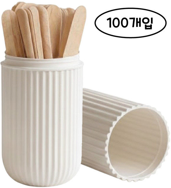 루캐피 제비뽑기 당첨자 추첨 송년회 뽑기 가챠 랜덤 워크샵 행사 이벤트 게임 워크숍 복불복 나무막대, 화이트 케이스, 100개