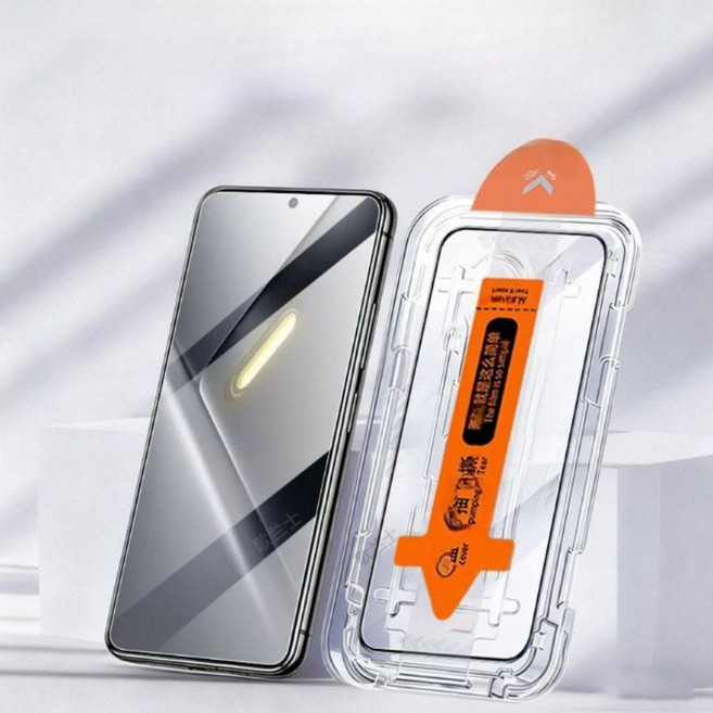 포코 x8 프로 맥스 액정 보호 필름 기포 제거 간편 부착 강화 유리 블루라이트 차단 풀커버