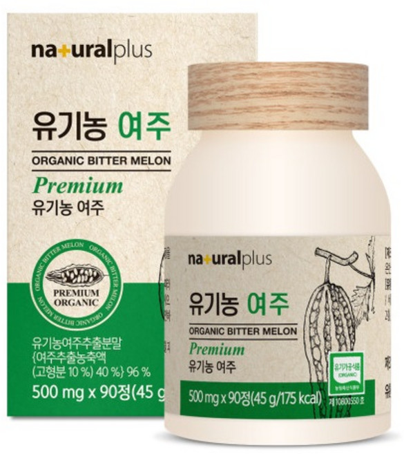 플러스 유기농 여주 90정, 4개