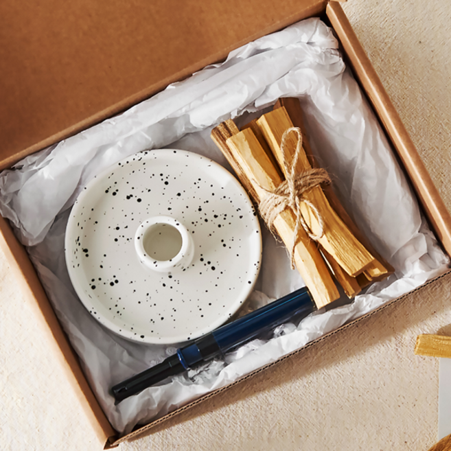 스테이포지티브 팔로산토 스머지스틱 홀더 리추얼 세트 50g / 100g, 총 50g