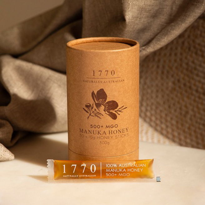 1770 호주 마누카 꿀 허니스틱 MGO 500 + 30스틱 300g, 1개