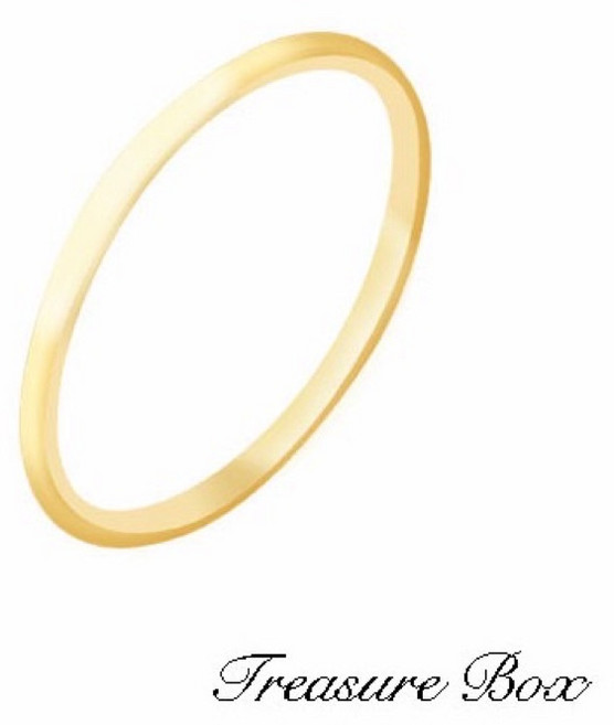 藏寶箱金飾 9999黃金純金戒指 - 結婚情侶對戒/韓版時尚尾戒