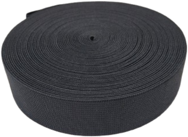 긍정미공방 코메즈밴드 30mm 12마 허리고무밴드, 1개, 블랙