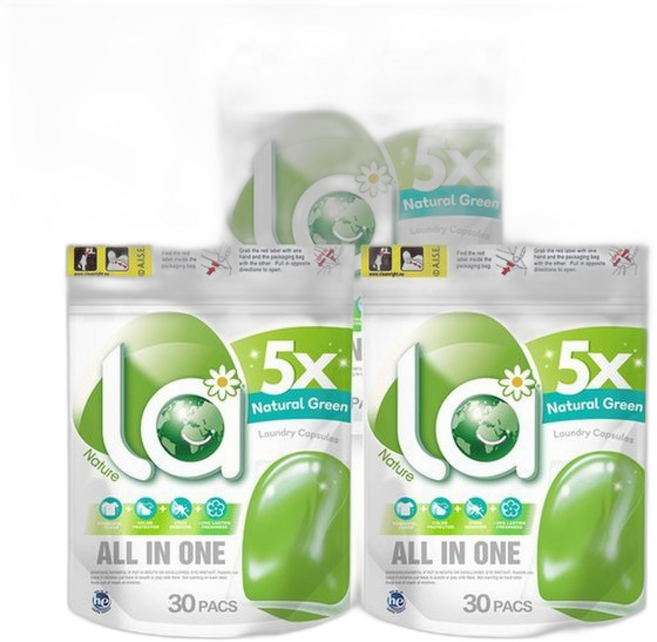 올인원 캡슐세제 그린 (총 ), 90개입