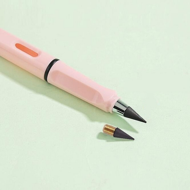 평생 깎지 않는 무한 필기 만년 연필 6color, 화이트, 1개