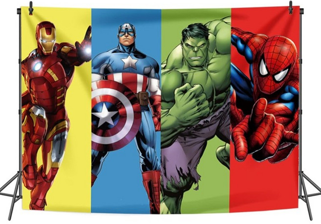 아이앤에이치 어벤져스 현수막 플랜카드 파티용품