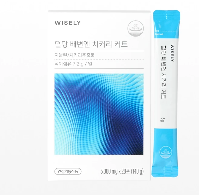 와이즐리 혈당 콜레스테롤 배변 치커리 커트, 28회분, 1개 - 쿠팡