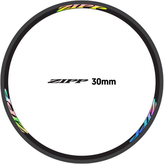 짚 Zipp 30mm 휠 데칼 스티커 12장 1셋트, 1세트, 화이트