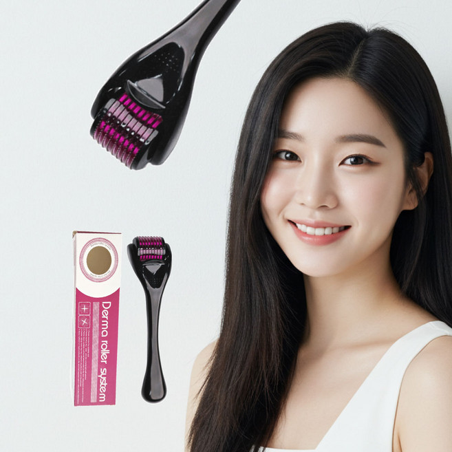 카미엘 홈케어 끝판왕 540개의 마이크로니들 MTS 더마 롤러 0.25mm, 1개