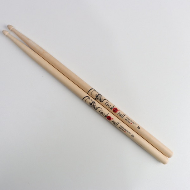 드럼스틱 한 쌍의 1등급 메이플 - 5A/7A/5B 타악기 드럼 스틱 드러머를 위한 내구성, [01] Log color 5B