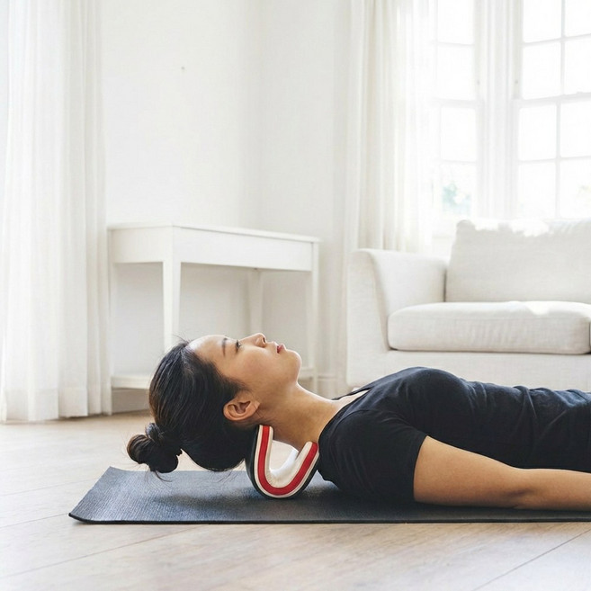 현데코 스마트 목 스트레칭 경추 마사지 스트레쳐 안마기 NRX1000, 1개