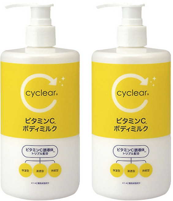 사이클리아 비타민C 바디로션, 2개, 400ml
