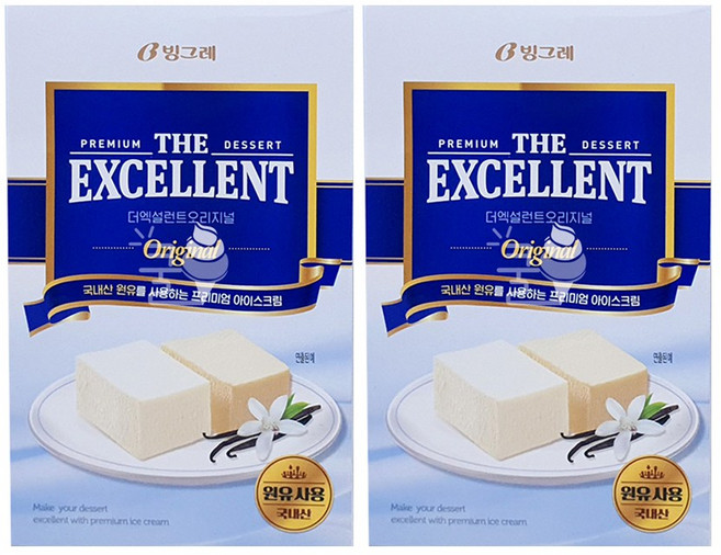 달쿨 추억의아이스크림 엑설런트 오리지널 1박스, 800ml, 1개
