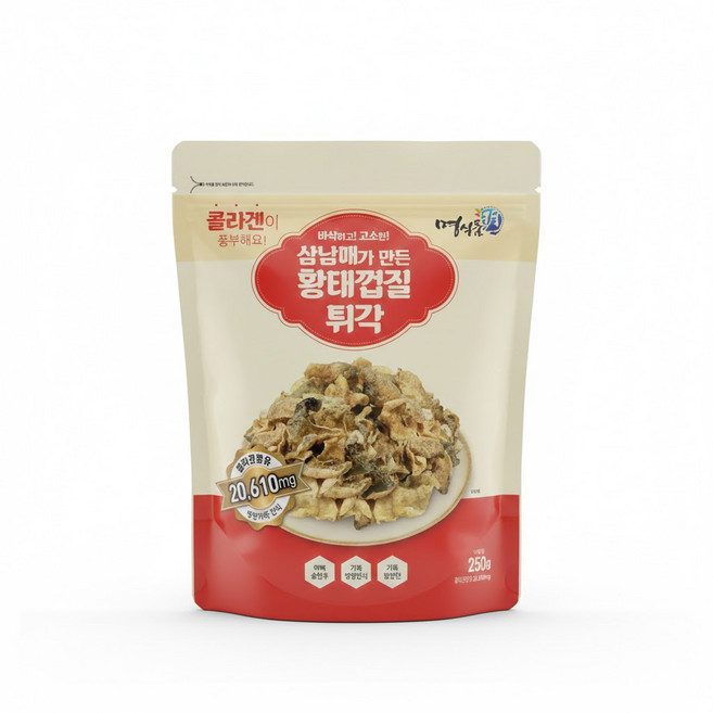 명식품본사 황태 껍질튀각 [중포장], 1개, 250g