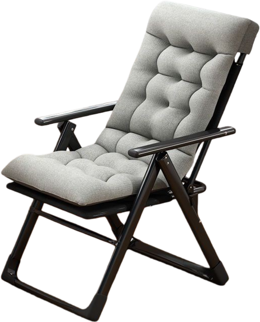 可躺式休閒躺椅, 粗方管+珍珠棉墊 【9擋調節】