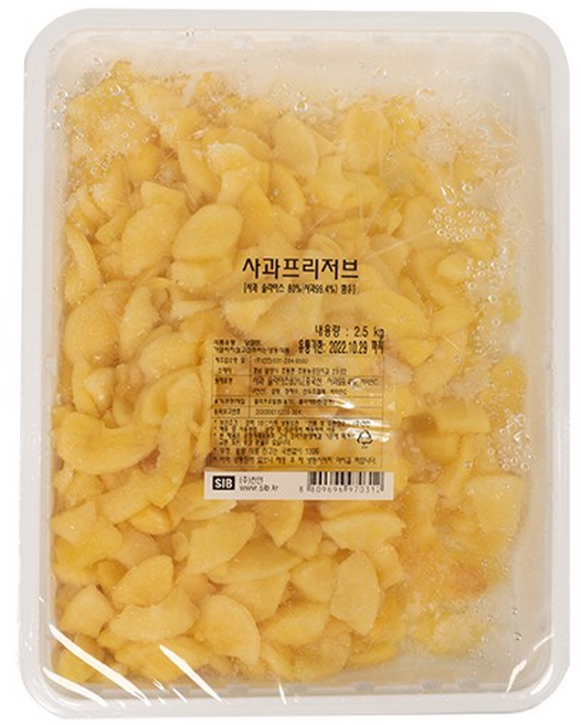 선인 사과프리저브 2.5kg, 1개