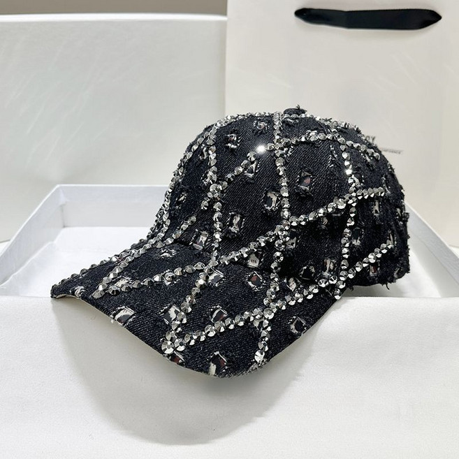CuteQueen 귀여운여왕 대미지 데님 큐빅 스냅백 통기 선캡대미지 데님 큐빅 모자 스냅백 통기 썬캡