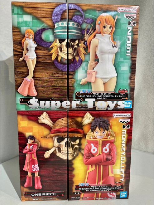 萬代 海賊王 航海王 DXF 蛋頭島篇 魯夫 娜美 公仔, 1個