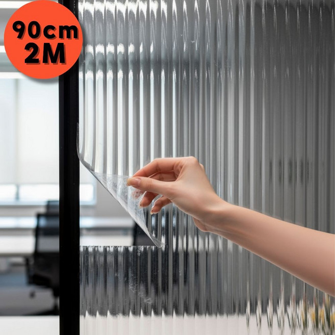 리브소나 불투명 창문 유리 시트지 햇빛가리개 사생활 보호필름, 불투명 스트라이프