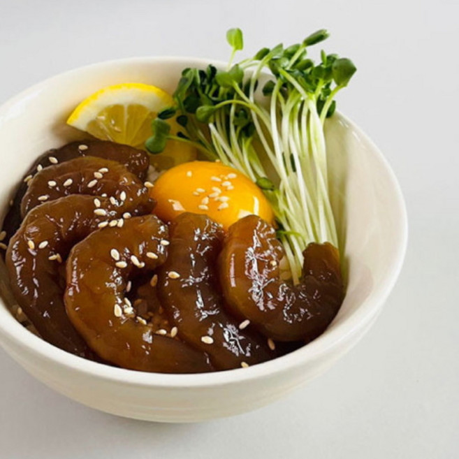 간장양념새우장 왕새우장 무항생제 국내산깐 국산깐 덮밥 저염 순살 300g 간장게장, 1개