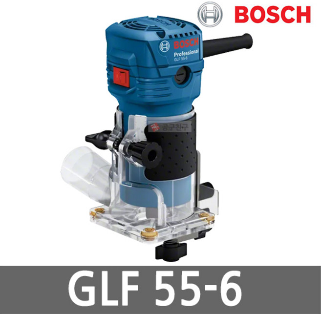 보쉬 GLF55-6 유선 트리머 550W 초소형 라미네이트 전기 트리머, 1개