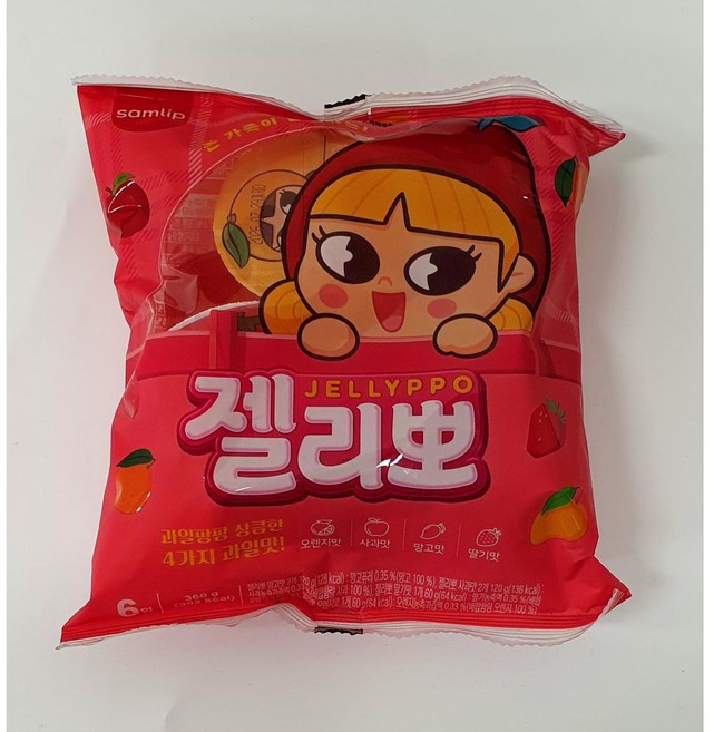 삼립 젤리뽀, 360g, 4개