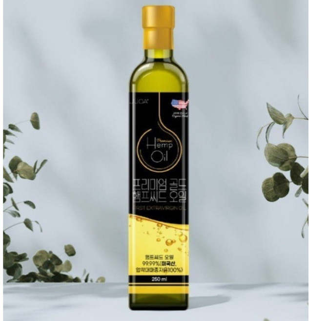 베르데아 프리미엄 골드 햄프씨드오일 250ml, 1개