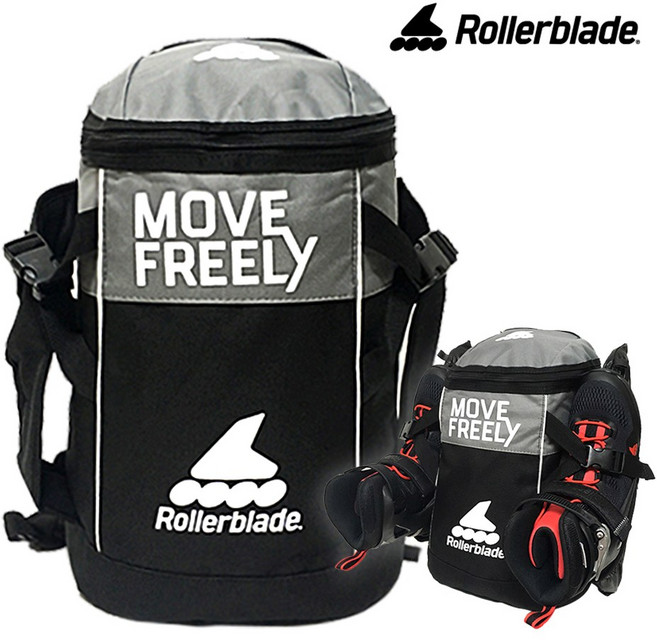 인라인가방 롤러블레이드 인라인 스케이트 가방 성인용 보호장구, 블랙그레이, 1개