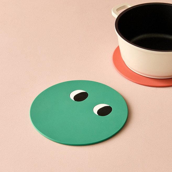 [모던하우스 충장점] 콩알이 실리콘 냄비받침 (그린)_PL0125132, 1개, -