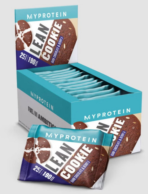 12개 마이프로틴 린 쿠키 다크 초콜릿 프로틴쿠키 Myprotein Performance Cookie