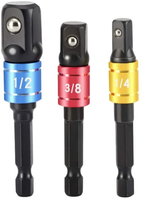 공구PXJ 소켓 아답터 3종 세트 복스 연장대, 1세트