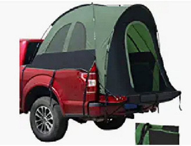 픽업 트럭 텐트 더블 블랙으로 차박 칠해진 트렁크 도 콜 타프쉘 야외용, 스몰 그린 된 버킷의 너비는 175cm이하 3 4
