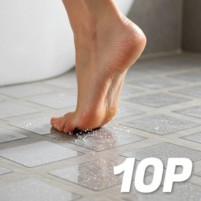 내집내산 욕실 논슬립 투명 미끄럼 방지 스티커 (10개), 1개