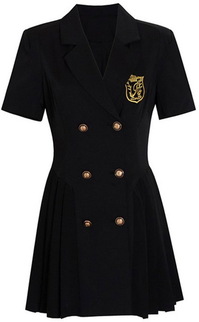 프레피룩 영국교복 졸업사진컨셉 스쿨 수트 뱃지 튬 드레스 스타일 아카데미 블랙