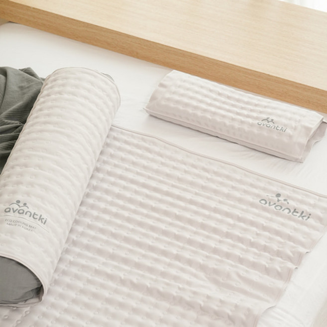 아반키 곰팡이제로 친환경 쿨잠세트 - 쿨매트 쿨 바디필로우 쿨베개, 심플 쿨베개