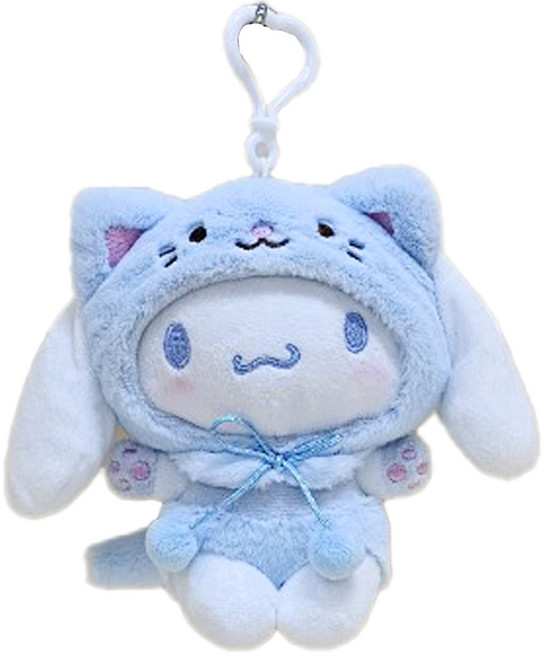 포치포치 산리오 인형 키링 고양이 가방고리 13cm 6종, 시나모롤, 1개