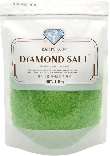 다이아몬드솔트 사해소금입욕제1.5kg 티트리(굵은입자), 1.5kg, 1개