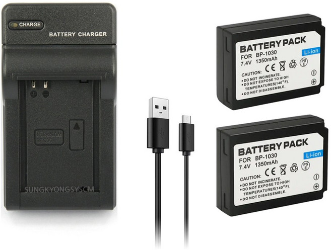 삼성 BP-1130/1030 호환배터리2개+충전기 NX300/NX300M/NX500/NX500M/NX2000, 1개