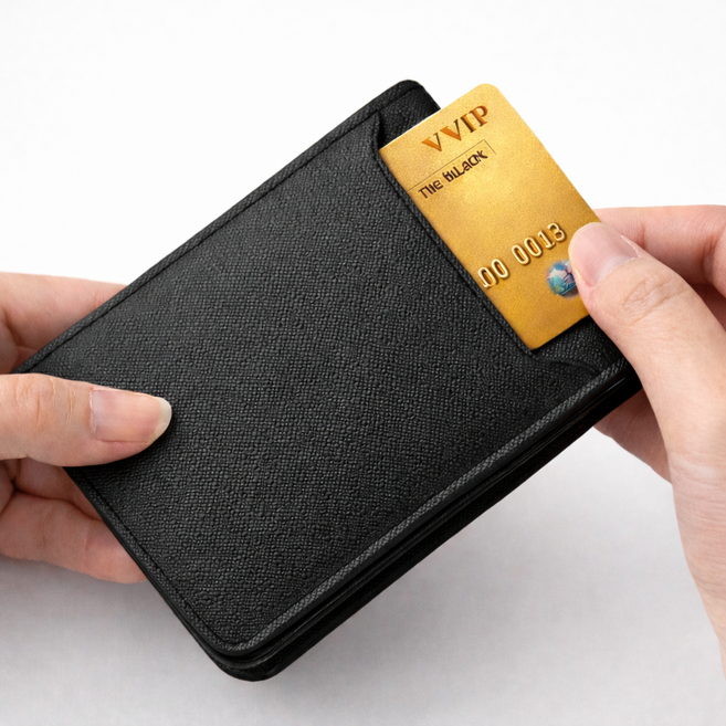 모던셀렉 빠른수납 초경량 카드 지갑