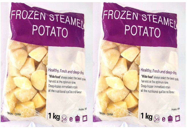 냉동 삶은감자(컷팅), 2개