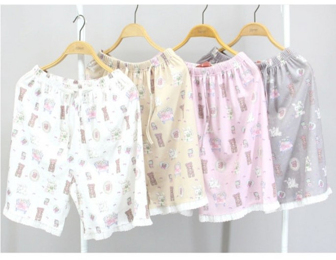 서울양품점_여성 스위트 스판 잠옷바지 프리 순면100% 파자마 홈웨어 실내복 바캉스 바지