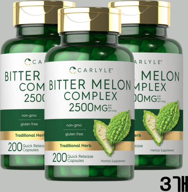 다이어트 고지혈증 당뇨에 좋은 천연 인슐린 여주환 고함량 2 500mg 200정 3개