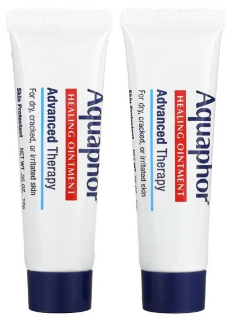 Aquaphor 어드밴스드 테라피 치유 연고 튜브 2개 개당 10g(0.35oz), 10g - 쿠팡