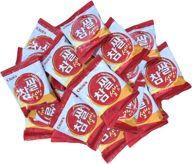 크라운 참쌀 설병 대용량, 9g, 50개