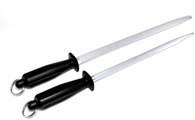 [프랑스] 피셔 원형 야스리 300mm/샤프닝스틸 파인컷 연마봉 정육야스리 정육점칼갈이, 1개