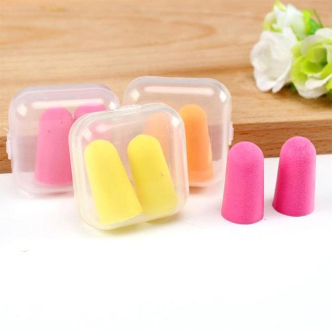 넛츠샵 소음방지 수면 귀마개 케이스 수면귀마개, 랜덤색상