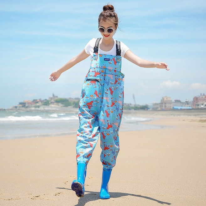 고기잡이 가슴장화 작업복 전신장화 여성용 낚시 해루질 갯벌체험옷 방수 바지 전신, 230, 03.유니콘 흉상