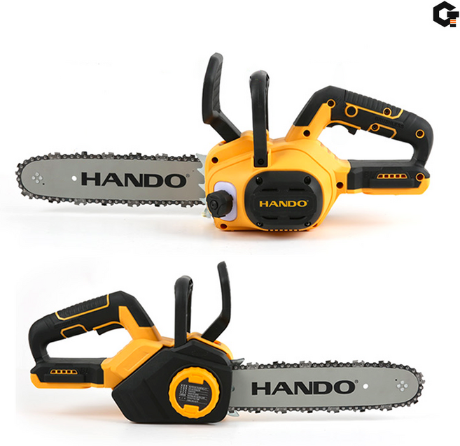 한도 20V 충전 체인톱 300mm 목공톱 디월트호환 본체만 HD-20CS(N)12 톱날2개 포함, 1세트