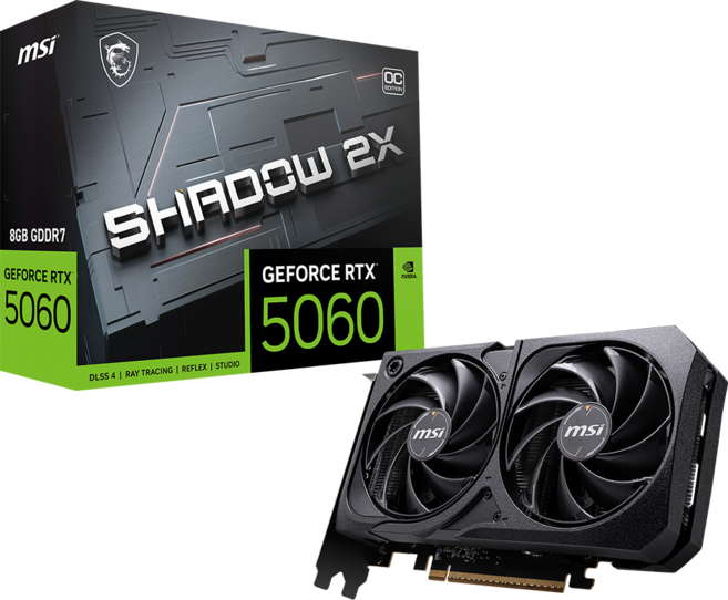 MSI 지포스 RTX 5060 쉐도우 2X OC D7 8GB